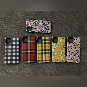PHONE CASE SET CASELY VERA BRADLEY IPHONE 10 GENTLY USED